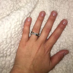 Beautiful silver purity ring
